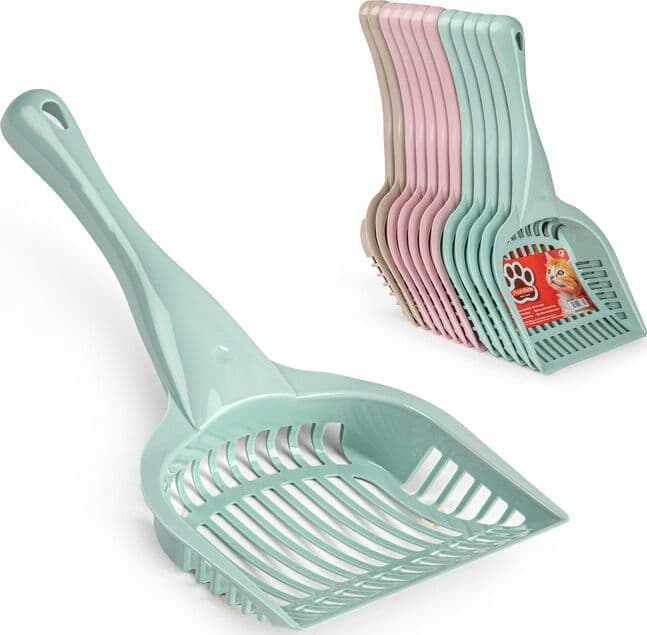 Paletta per Lettiera Verde Rosa Tortora 12 Pezzi - 2