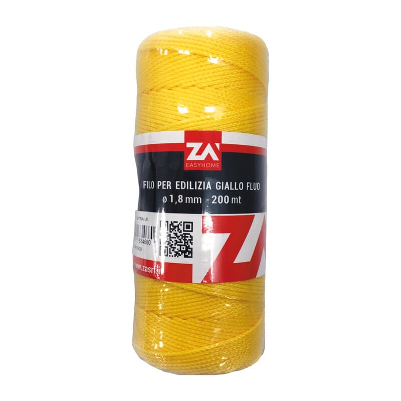 Filo per Edilizia 1,8 mm Cf 200 m Giallo - 2