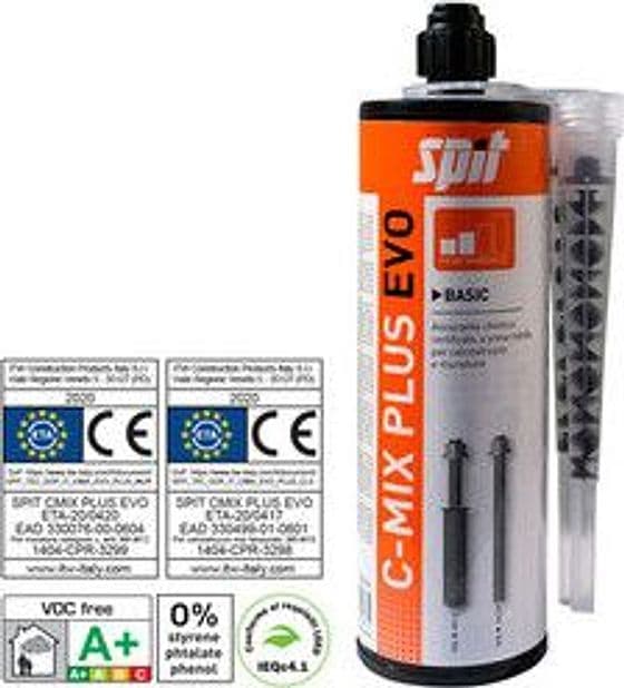 Elematic Cartuccia Spit C Mix Plus Evo 300 Cc 12 Pezzi - 2