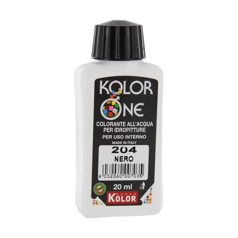 Colorante Kolor One 20 ml Nero 204 12 Pezzi - 2