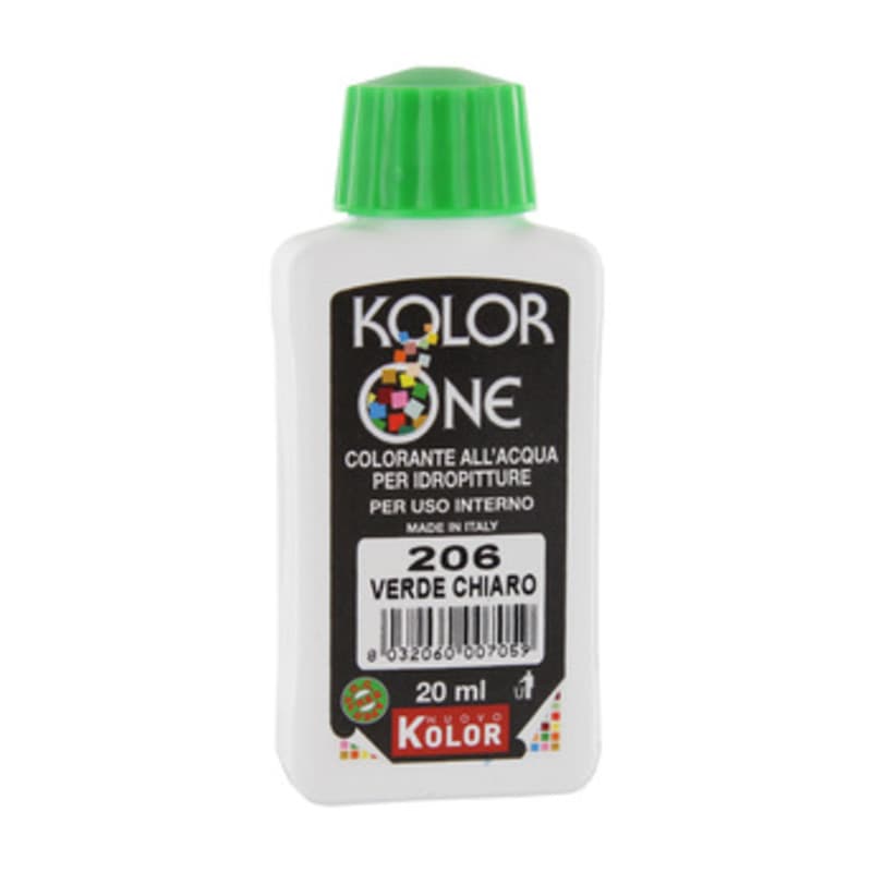 Colorante Kolor One 20 ml Verde Chiaro 206 12 Pezzi - 2