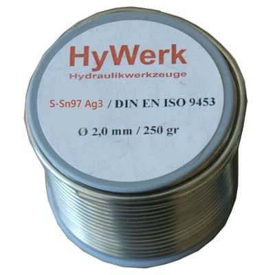 Lega per Brasatura Ssn 97 AG3 3% Argento Hywerk - 2