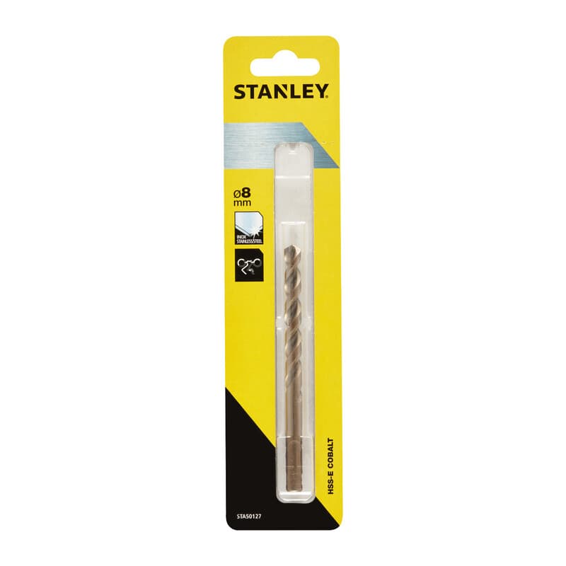 Piranha Stanley STA50127 X50127 Punta al Cobalto 8 mm