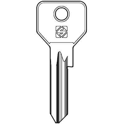 Chiave Piatta Cisa CS119R Silca Ottone Nichelato 10 Pezzi - 2