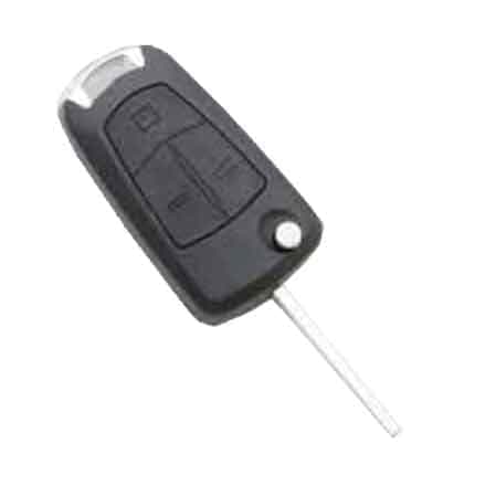 Guscio per Chiave Auto Opel HU100RS8 3 Bottoni - 2