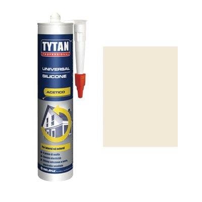 Silicone Acetico Universale Tytan Avorio Ral 1013 280 ml 3 Pezzi - 2