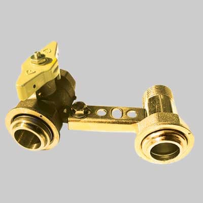 Mensola con Rubinetto per Contatore Gas 1 ¼ x ¾ Made in Italy - 2