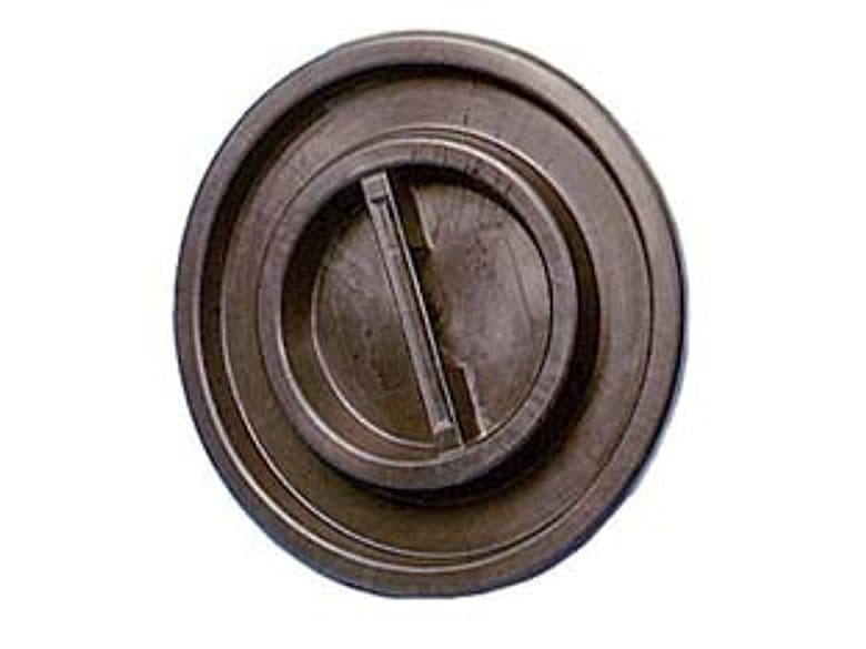 Coperchi per Bidoni con Maniglia Centrale Neri 75 l Ics