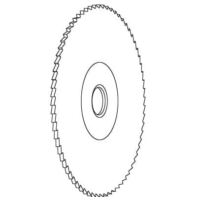 Fresa Duplicatrice Silca Mm 80X1,5X22 - 2