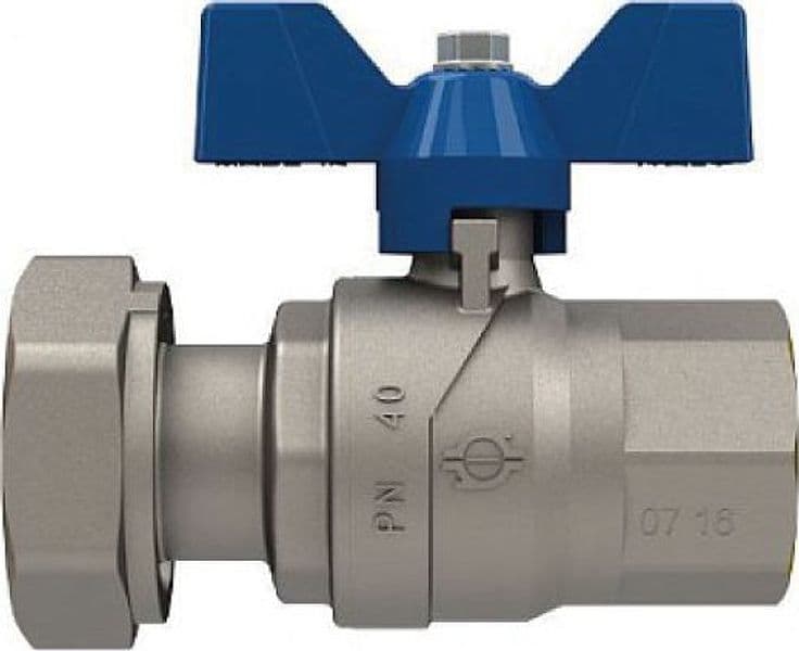 Valvola Arresto a Sfera in Ottone con Farfalla Evolution Girello F.i.v - 2