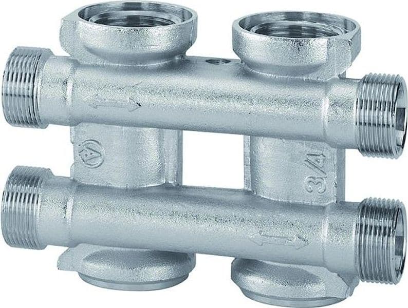Collettore Complanare in Ottone per Riscaldamento 3/4 2 x 2 Arteclima - 2