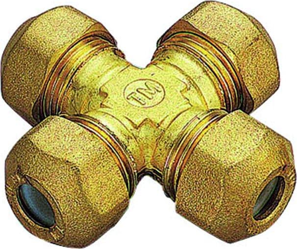 Raccordo a Croce Intermedio con Ogiva in Ptfe per Tubo Tiemme Raccorderie - 2