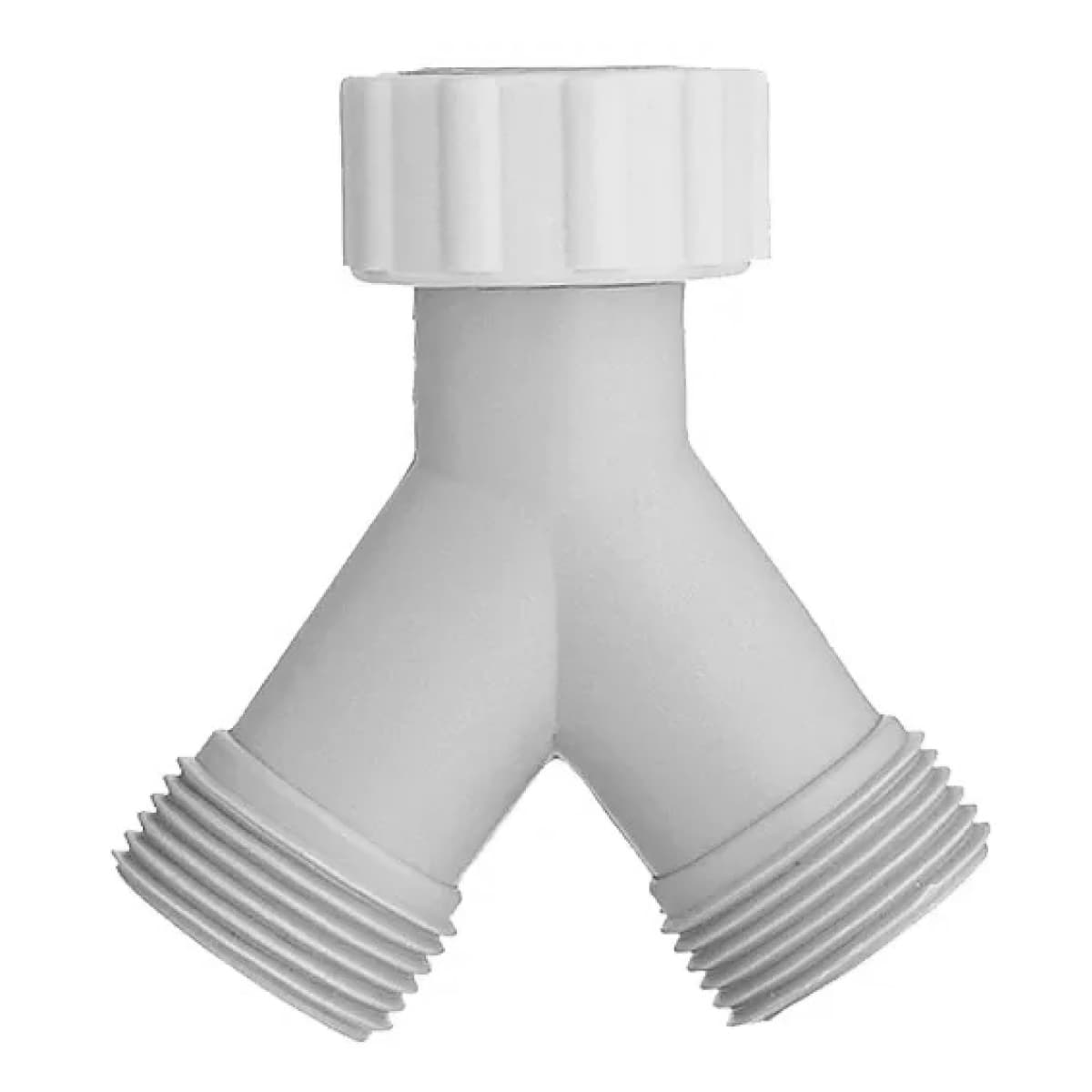 Derivazione ad Y in PVC con Ghiera Girevole F.¾ Maschio¾ Ipierre Sirotex - 2