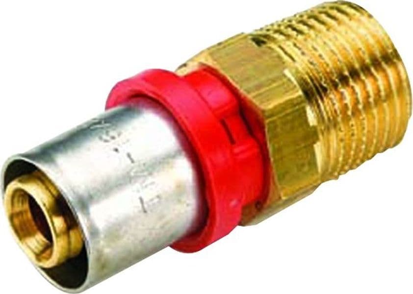 Raccordo Diritto Maschio per Tubo Multistrato Pressare Tiemme 165011 440 - 2