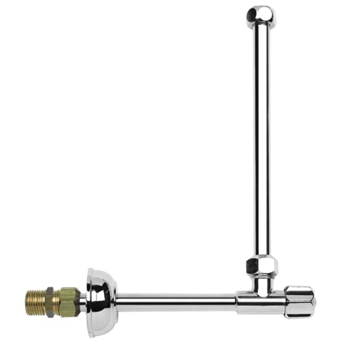 RUBINETTO DOPPIA CANNETTA IN OTTONE CROMATO PER CASSETTA WC 1/2X3/8ø10   ZAGI S.R.L. - 2