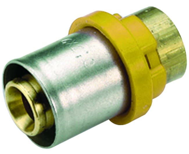 Terminale per Tubo Multistrato Pressare per Gas Tiemme Raccorderie 267726 - 2