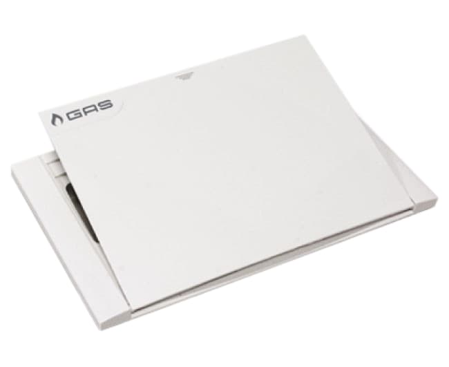 Placca per Collettore Gas 1874 in ABS 195 x 120 mm 3 Vie Tiemme Raccorderie - 2