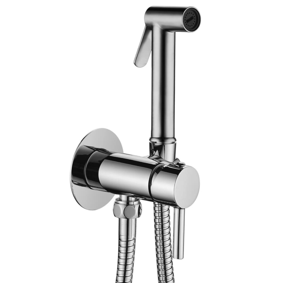 Idrogetto Bidet Tondo con Arresto Attacco Flessibile ½ Rubinetteria Paffoni - 2