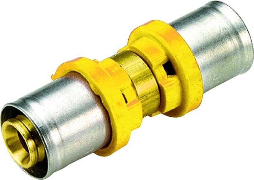 Raccordo Diritto Intermedio per Tubo Multistrato Tiemme Raccorderie 265120 - 2