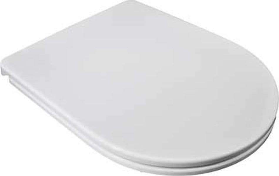 Copriwater Sedile WC Termoindurente T132 Bianco Soft Close Seba - 2