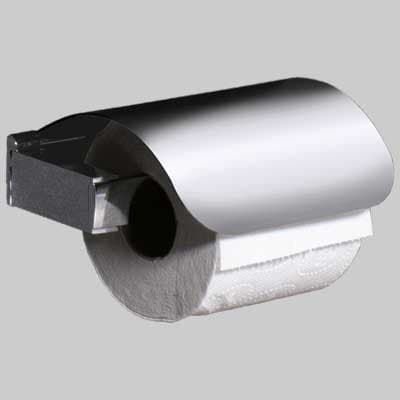 Portarotolo Chiuso Kent Ottone Cromato Cm 15 Gedy - 2