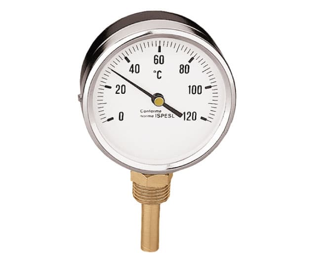 Termometro Attacco Radiale Ø 80 120 Gradi Caleffi - 2