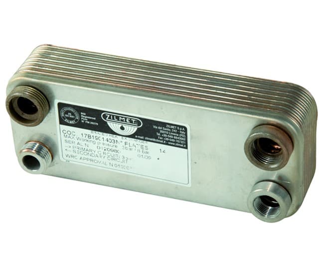 Scambiatore Saldobrasato per Caldaia Murale Piastre 14 ZILMET 17B1901403 - 2
