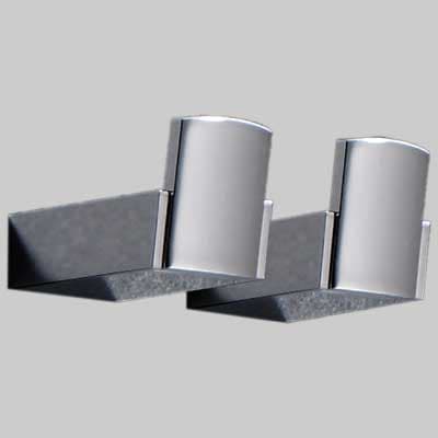 Appendino Doppio Kent Ottone Cromato Gedy - 2