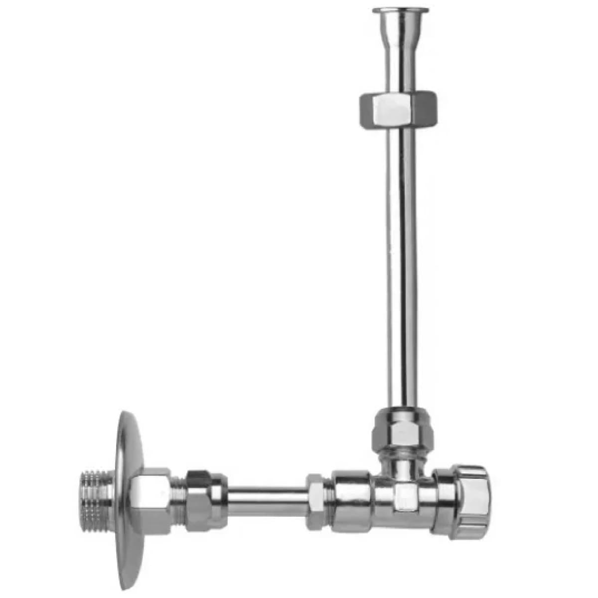 Rubinetto Doppia Cannetta in Ottone Cromato per Cassette WC ½ x ?Ø10 LUXOR - 2