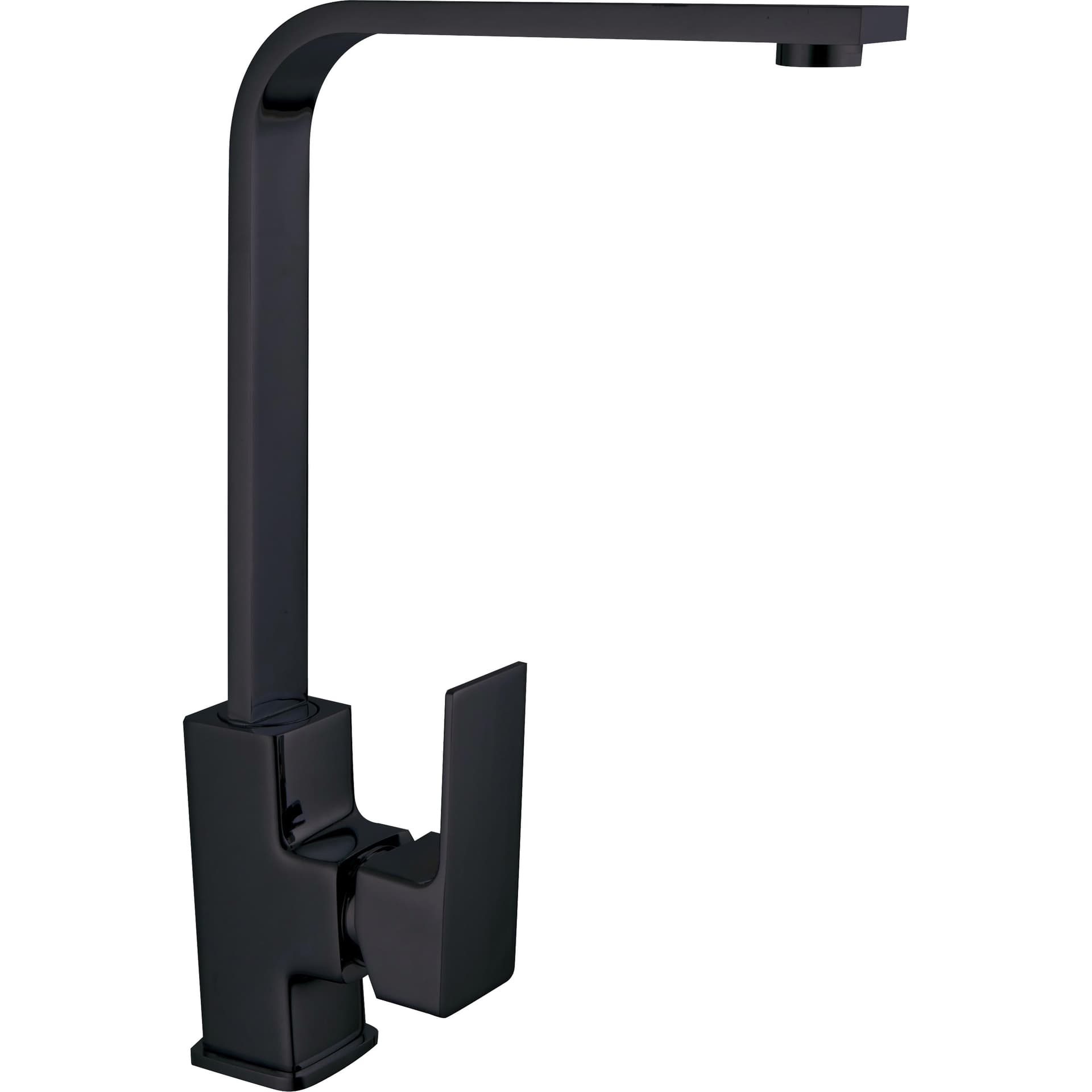 Miscelatore Lavello Canna Alta Nero Opaco Serie Elegant - 2