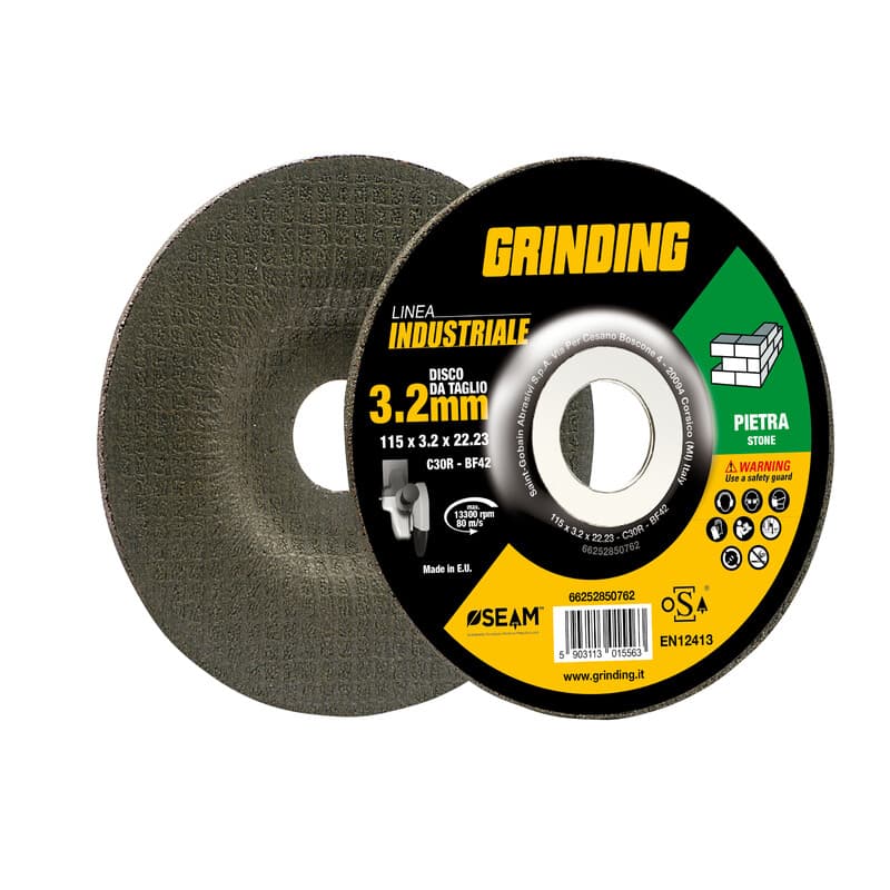 Grinding Industriale Disco Pietra Depres 115 x 3,2 5 Pezzi – Idroweb