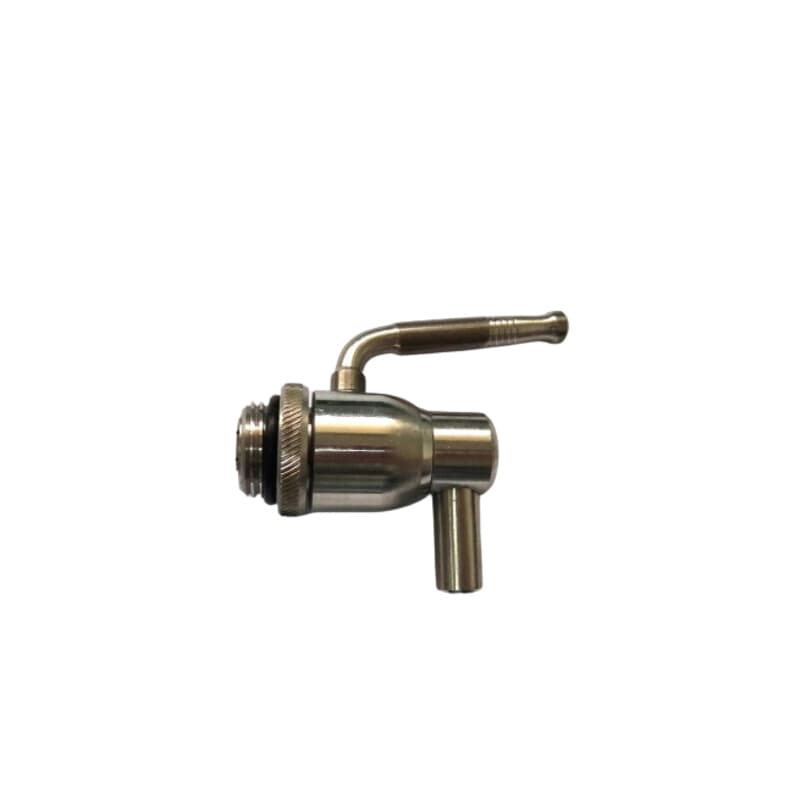 Rubinetto Antigoccia INOX 1/2 con Ghiera 6 Pezzi - 2