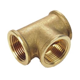 Idraulica Tee 130 Ottone Giallo D ? Amaflex 10 Pezzi - 2