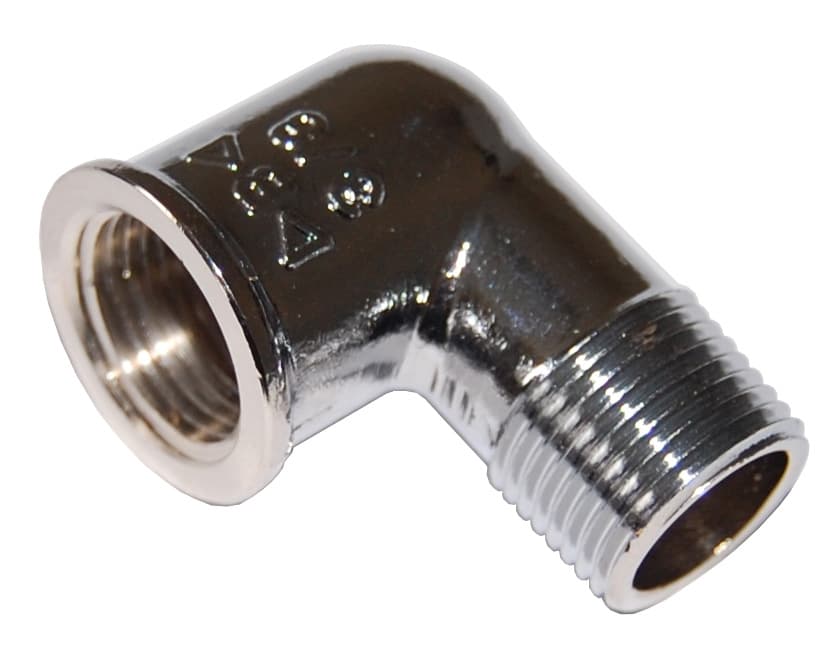 Idraulica Gomito Mf 92 Ottone Cromato D ½ Amaflex 10 Pezzi - 2