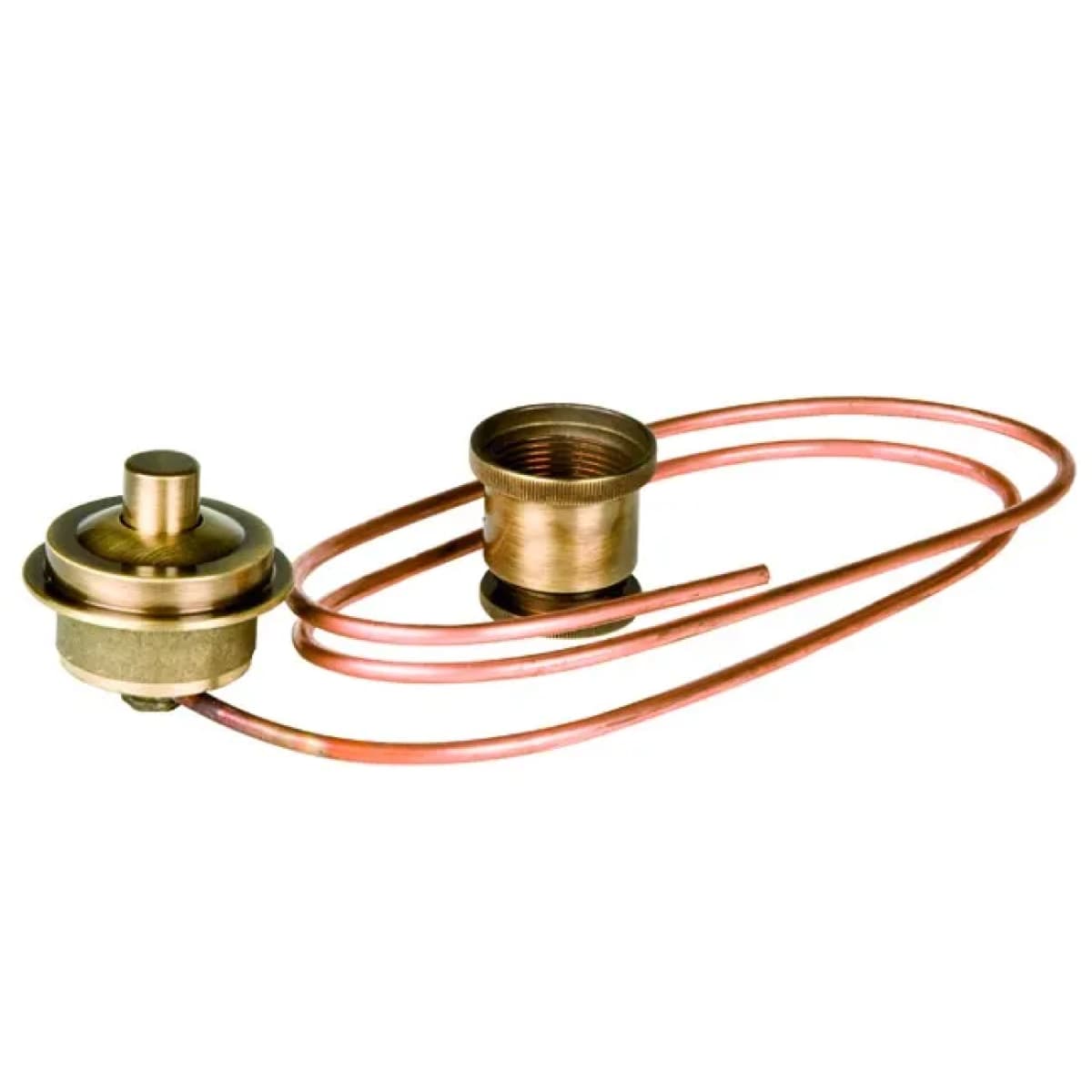 Pulsante per Cassetta Alta in Ceramica in Ottone Porta & Bini AC808BRON - 2