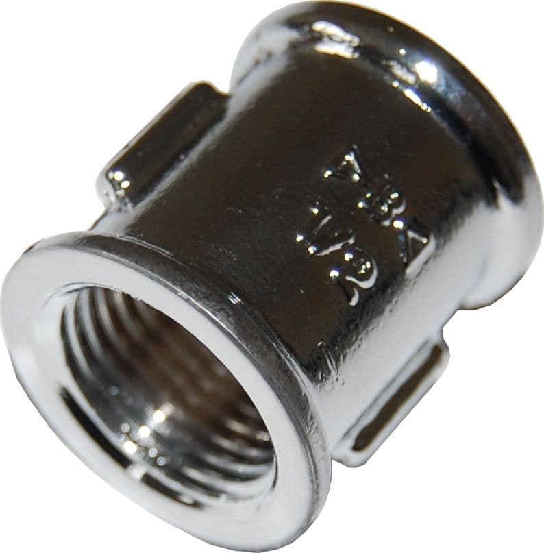 Idraulica Manicotto 270 Ottone Cromato D 1/2 Amaflex 10 Pezzi - 2