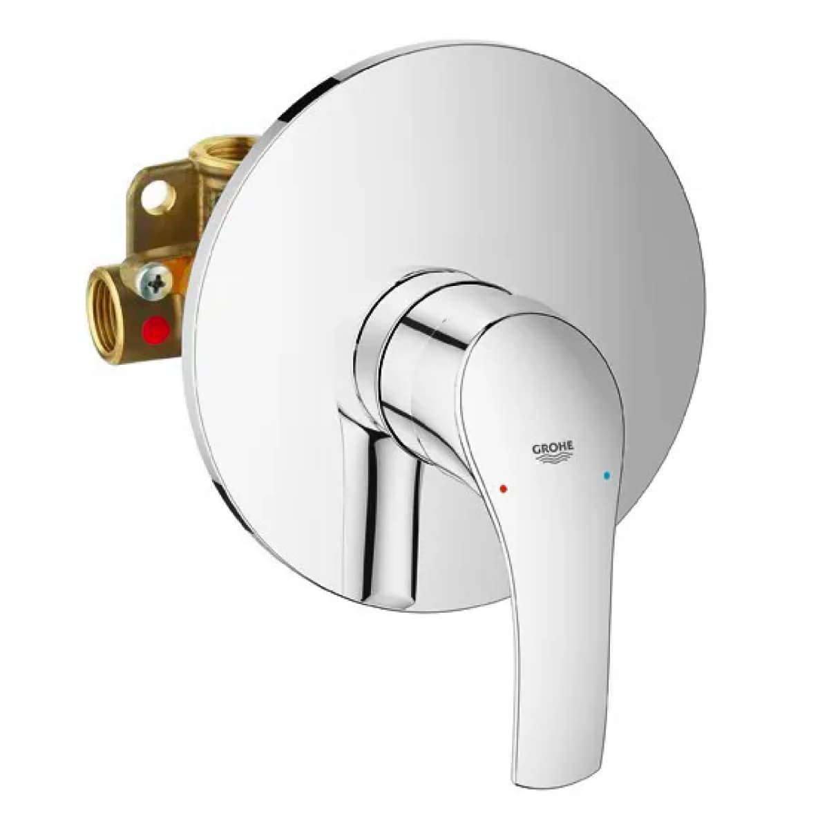 Rubinetto Miscelatore Monocomando Incasso Doccia Eurosmart New ½ GR33556 - 2