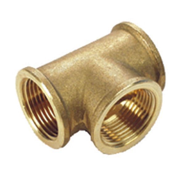 Idraulica Tee 130 Ottone Giallo D 3/4 Amaflex 5 Pezzi - 2