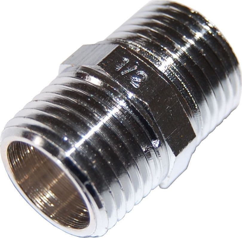 Vite Doppia 280 Ottone Cromato D 1/2 Idraulica Amaflex 10 Pezzi - 2