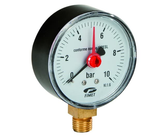 Manometro ¼ 0 10 BAR Watts Industries Italia - 2