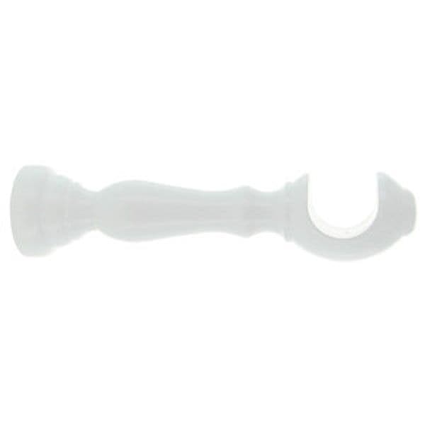 Supporto Legno per Bastone Bianco 25 cm 1 Coppia 2 Pezzi - 2