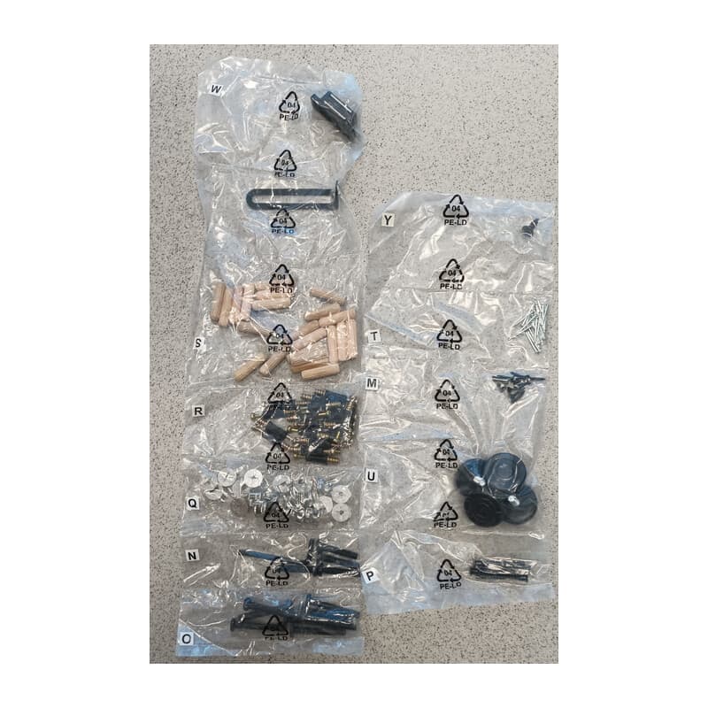 Kit Montaggio x Industrial Libreria Metal Quercia 60 x 30 x 180 cm 1 - 2