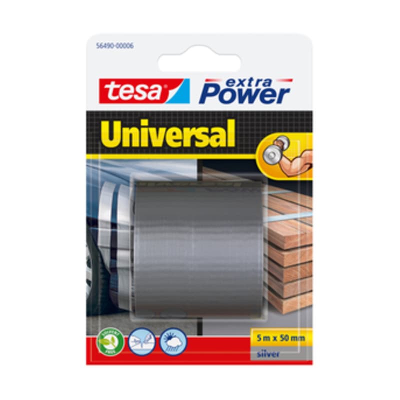 Nastro Americano Extra Power 50MMX 5M Grigio Tesa 4 Pezzi - 2