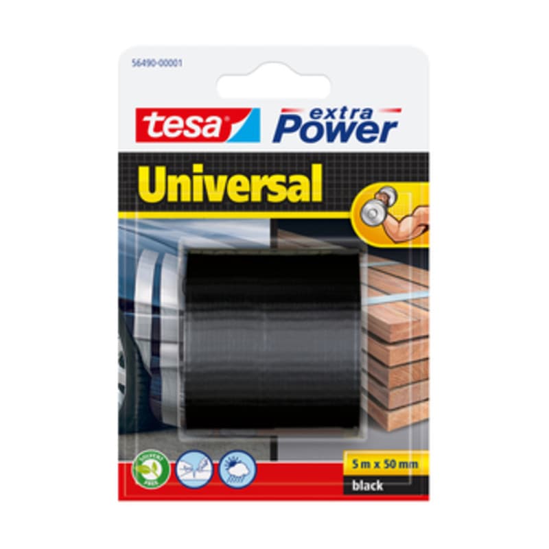 Nastro Americano Extra Power 50MMX 5M Nero Tesa 4 Pezzi - 2