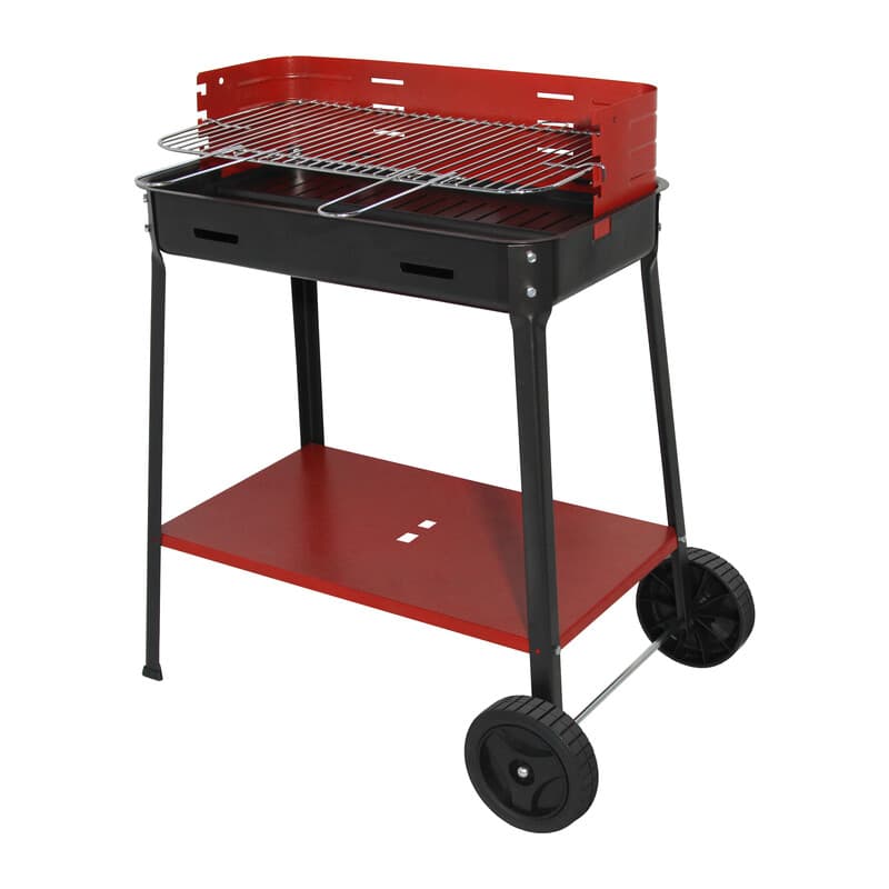 Barbecue in Acciaio 504.50 con Ruote 50 x 35 x 80 cm - 2