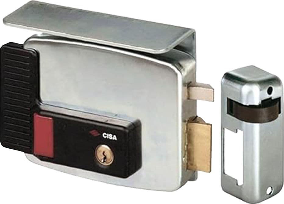 Serratura Elettrica da Applicare per Cisa N7 Ferro Art 11731 e 80 Sx