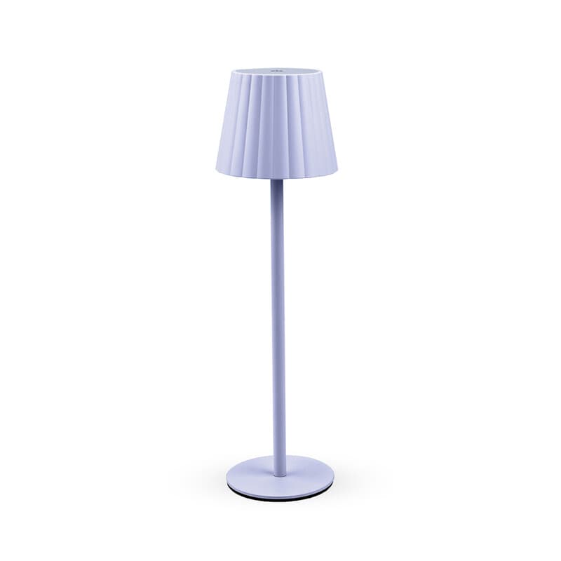 Lampada LED Ricaricabile da Tavolo Aurora Lilla 12 Pezzi - 2