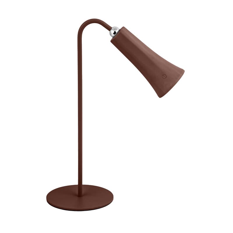 Lampada LED Ricaricabile da Tavolo Alice Ruggine 12 Pezzi - 2