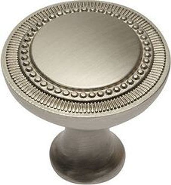 Pomolo Imper Ø 31 mm Alluminio Nichel Satinato 10 Pezzi - 2