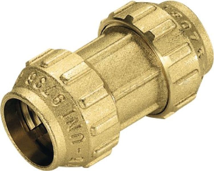 Raccordo Dritto in Ottone Doppio Ø 50 Tiemme Raccorderie - 2